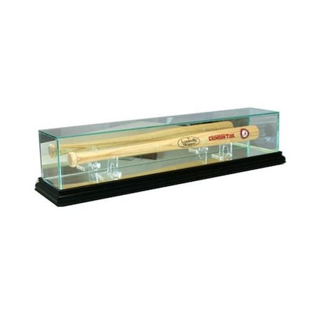 Perfect Cases Perfect Cases MNIBSBT-B Mini Bat Display Case; Black MNIBSBT-B